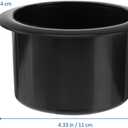 Angoily Sofa Cup Holder Insert for Recliner Chairs Spill-Resistant Plastic Replacement Cup Holder for Business Car Rv Truck and Home Use Easy Installation Black