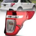 Tail light Assembly for Ford Explorer 2011 2012 2013 2014 2015 - Taillights Replacement for BB5Z13404C and BB5Z13404D - Brake Rear Lamp with bulbs(Right Passenger Side)