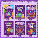 Holi Coloring Books for Kids 24Pcs Bulk Happy Holi Mini Coloring Booklet DIY Art Drawing Book for Toddlers Indian Festival Holiday Party Goodie Bags Stuffers Sunday School Classroom Favor