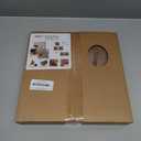 WEIMEISC 88-Piece Peel and Stick Backsplash Tile, PVC Aluminum Brushed Metal Silver Self Adhesive Tile for Kitchen, Bathroom,Laundry Room, Stair Riser Decal (Copper+Relief)