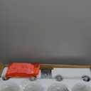 Bathroom Light Fixtures, 4-Light Black and Gold Vanity Lights Over Mirror, 30inch Farmhouse Wall Sconce Lighting with Clear Glass and Honeycomb Metal Shade, AD-22001-4W-BK