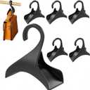 6 Pcs Purse Hanger Hook Acrylic Black Bag Tie Handbag Belt Hanger Closet Organizer Storage Handbags Tote Holder for Storing Handbags Satchels