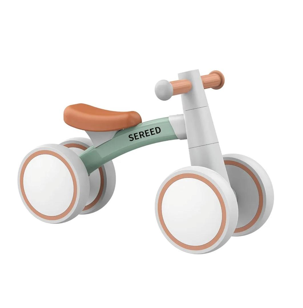 SEREED Baby Balance Bike for 1 Year Old Boys Girls 12-24 Month Toddler Balance Bike, 4 Wheels Toddler First Bike, First Birthday Gifts