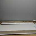 Signature Design by Ashley Skempton Farmhouse Storage Bench, Distressed Finish, Seat With Hidden Storage, Wood, 48" W x 15" D x 18.5" H, White & Light Brown