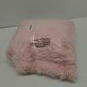 Smoofy Faux Fur Throw Blanket for Couch  Blush Pink Fluffy Cozy Rabbit Fleece, Plush Soft Bubble Blanket for Sofa & Bed, for Mom, Warm Fuzzy Home Room Decor Throw 50" x 60"