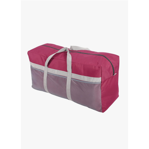 REDCAMP Foldable Travel Bag, Large Sports Bag, 9.8x10.2x2.4 In Lightweight Waterproof Tote Bag Wine Red 100L