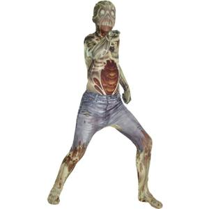 Morphsuits Zombie Costume For Kids Boys - Scary Halloween Zombie Outfit For Boys - Creepy Boys Costume (Medium)