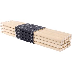 12 Pairs Drum sticks 5A Classic Maple Wood Drumsticks Wood Tip Drumstick for Adults Kids and Beginners