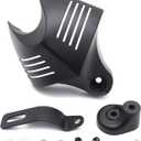 MT246-001-BK Black Horn Cover Compatible with Big Twins V-Rods Stock Cowbell Horns 1992-2020
