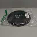New Star Foodservice 24913 Non-Slip Tray, Plastic, Rubber Lined, Round, 11-inch, Black