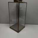 HD Designs Glass Lanter - Gold - 21in