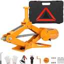 ROGTZ Electric Scissor Car Jack Kit, 3Ton 12V Portable Auto Car Lift with 17.7" Range for SUV/Sedan, Floor Jack for Tire Change & Roadside Emergency