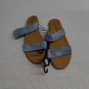 Sugar Women's Slide Sandals – Stylish Slip-On Flats for Casual, Dressy, Beach, or Pool Wear, Size: 7