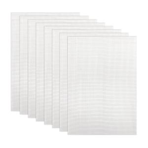 8 Pack 68 Inch Wire Mesh Screen, 20 Mesh Stainless Steel Mesh, Durable and Rust Resistant Metal Mesh Screen for DIY Projects, Vent, Garden, Cage, Window Screen, Filter Mesh