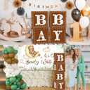 4 Pcs Cielito Lindo Baby Shower Party Decorations Mexican Papel Picado Baby Boxes with Letters Platos De Barro Mexicanos Blocks Boxes Decor for Cinco De Mayo Fiesta Gender Reveal Birthday Photo Props