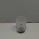 Battery Operated Table Lamp,Cordless Small Glass Accent Lamp with 6-Hour Timer (6H On/18H Off), Warm White LED Decorative Lamp for Nightstand, Bookshel, Dorm, Desk, Entryway Decor, Indoor Use (Clear)