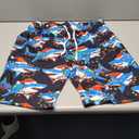 Soophiea Mens Pajama Shorts Graphic Lounge Bottoms Sleep Pjs with Pockes Large