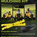 HQPASFY 19A30047100 Mulching Kit Compatible with 46" Deck CubCadet XT1-LT46 KH XT2-LX46 KH FAB ZT1-46 KH FAB Zero Turn Mower Replaces 19A30047066, 19A30047791, 19A30047OEM