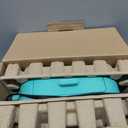 GreenLife 3-in-1 Breakfast Maker Station, Healthy Ceramic Nonstick Dual Griddles for Eggs Meat Sausage Bacon Pancakes and Breakfast Sandwiches, 2 Slice Toast Drawer, Easy-to-use Timer, Turquoise