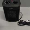 Space Heater, 1500W Electric Heaters Indoor Portable with Thermostat, PTC Fast Heating Ceramic Room Small Heater with Heating and Fan Modes for Bedroom, Office and Indoor Use (10IN)