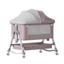 Foundations SnugFresh Celebrity Baby Play Yard, Commercial-Grade Pack and Play with Washable Cover, Foldable & Portable Travel Yard for Infants & Toddlers, Convenient Travel Bag Included - Regatta