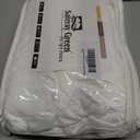 Saferay Green Premium Hotel Quality 800 Thread Count 100% Organic Cotton 1 Fitted Sheet Only, Soft Wrinkle Free Sheet Extra Deep Pockets Fits 12" to 16 Inch Mattress  Long  Staple (King, White)