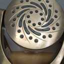 Delta 5-Setting HydroRain 2-in-1 Dual Shower Head with ProClean Spray, Brushed Gold High Pressure Shower Head with Handheld Spray, 1.75 GPM Flow Rate, Champagne Bronze 75419CZ