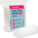 50pcs Full Size Hot Glue Sticks for Large Glue Gun, 0.43x6 inches Large Glue Sticks, Bulk-Pack for Arts Crafts DIY Fabric Gluing & More