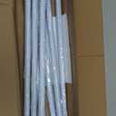 8 Pack Window Security Bar Extendable Tension Rods 23.6-43.3 Inch 1.2'' Diameter Adjustable Sliding Glass Door Lock Security Stick Window Safety Bars with Rubber Tips for Bathroom Cupboard