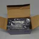 VCE Brush Wall Plate with Low Voltage Box, Decorator Wall Cover with Low Voltage Mounting Bracket for Wall-Mount TV, Black, 3-Pack (White+Black)