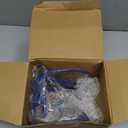 Hicarer 2 Pcs One Gallon Jug Storage Rack Wall Mounted Heavy Duty Steel Wall Rack for 1 Gallon Bottle Round Water Jug Holder with Hardware Hand Sanitizer 6-3/4" W x 5" H x 6-1/2" D (Blue)