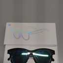 Hadrsion Smart Glasses with Camera,Bluetooth AI Sunglasses,Translation/Voice Control/Music Play for Travel, Conferences & Vlogging Unisex（Black）