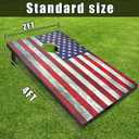 Cornhole Board Set 4x2 Regulation Size Cornhole Set with Carrying Bags & 8 Bean Bags Corn Hole Boards Bean Toss Game for Adults Family Outdoor Lawn Outside Backyard Games