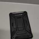 All-New Kindle Fire 7 Tablet Case (12th Gen, 2022 Release) - DJ&RPPQ Lightweight Armor Series Full Body Rugged Hands-Free Viewing Stand with Screen Protector for Amazon Fire 7 Kids Tablet - Black