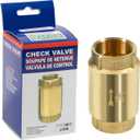 1 1/4 Inch Brass Check Valve for Well Pump, One Way Back Flow Preventer Check Valve, 1 1/4" Female Pipe Thread