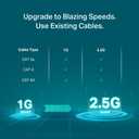TP-Link TL-SG108S-M2 | 8-Port Multi-Gigabit 2.5G Ethernet Switch | Unmanaged Network Switch | Ethernet Splitter | Plug & Play | Desktop/Wall Mount | Silent Operation