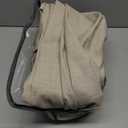 Burlywood Taupe Pinch Pleated Linen 108 Inch Curtains 60 Inch Width for Living Room Divider Light Filtering Semi Sheer Extra Wide Patio Curtains for Sliding Door Floor Ceiling Picture Window 60x108