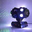 Moving Head Stage Lights Professional DMX512 DJ Lights Sound Activated for KTV Disco Party Wedding Concert Festival