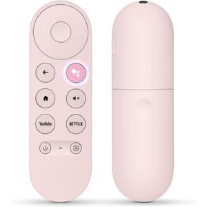Voice Replacement for Google Chromecast Remotefor Google TV Remote Control & Google TV StreamerPink