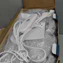 HYLEORY Heated Electric Blanket Full 72"x84" Soft Fleece & Flannel with 5 Heating Levels & 10 Hours Timer Auto Shutt Off, ETL Certified, WashableHeated Blanket for Body-Light Grey