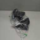 Haifago Platform Mini Snow Boots for Women, Suede Genuine Leather Winter Ankle Booties with Zip up, Women's Classic Fur Lined Short Boot Anti-Slip Black 7