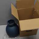 Black Ceramic Vase, Modern Vases for Pampas Grass, Matte Clay Vases for Wedding Decorative for Table, Living Room, Shelf, Bookshelf and Entryway Dcor