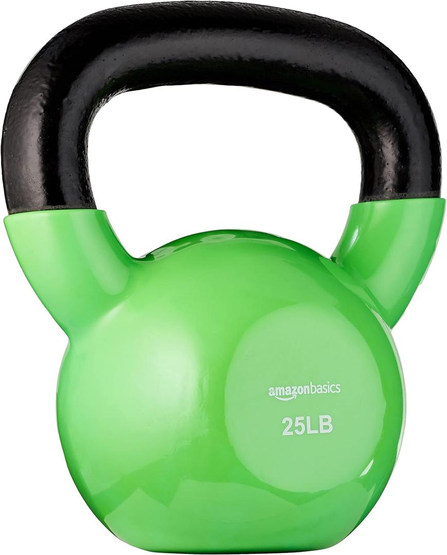 Amazon Basics Vinyl Kettlebell 25lb