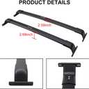 Cross Bars Roof Rack Fit for Jeep Grand Cherokee L 2021-2026 Grand Cherokee 2022-2026 Cargo Carrier Crossbar Accessories