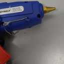 DIYSELF Hot Glue Gun Full Size, 1 Pcs Glue Gun with 20 Extra Glue Sticks, Heavy Duty Hot Glue Guns for Crafts, Repair, Arts, Decorations, and Handmade DIY Projects, Heat Glue Guns 60/100W (Blue)