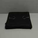 MAX Houser 6 Tier Shelf Hanging Closet Organizer, Closet Hanging Shelf with 2 Sturdy Hooks for Storage, Foldable (Black)