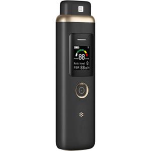Professional Ketosis Meter for Testing ketosis - Portable Breath Ketone Analyzer High-Accuracy Ketone Breath Meter Home Ketosis Breath Tester for Keto Lifestyle & Fitness Trace (Black)