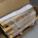 Bamboo Under Bed Storage Containers- Underbed Organizer with Wheels with Large Capacity Dust Bag,Sturdy Wood Rolling Under Bed Shoe Storage Organizer 2 Packs (Nature, 2 Packs (33.07"16.54"))