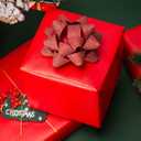 Retrify Red Birthday Wrapping Paper Roll, Pearlized Gift Packing Paper for Christmas, New Year's Eve, Holiday, Wedding - 17 Inches x 32.8 Feet