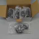 RidRed Office Chair Wheels - Replacement Rubber Wheels - Universal Fit 3 Inch Casters, Heavy-Duty Chair Casters, Noise Free, Fits 98% Chair, for All Floor (5) (Transparent)